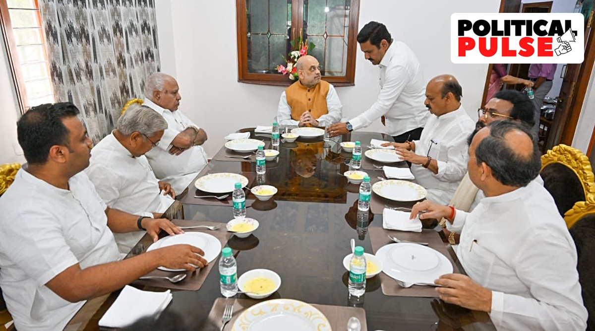 Amit Shah stirs the Karnataka BJP pot again, with breakfast visit to  Yediyurappa house, gesture to son | Political Pulse News - The Indian  Express