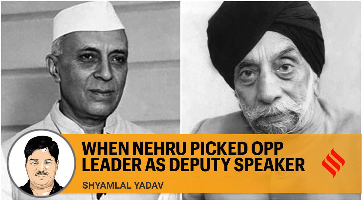 When Nehru picked Opposition leader as Deputy Speaker | The Indian ...
