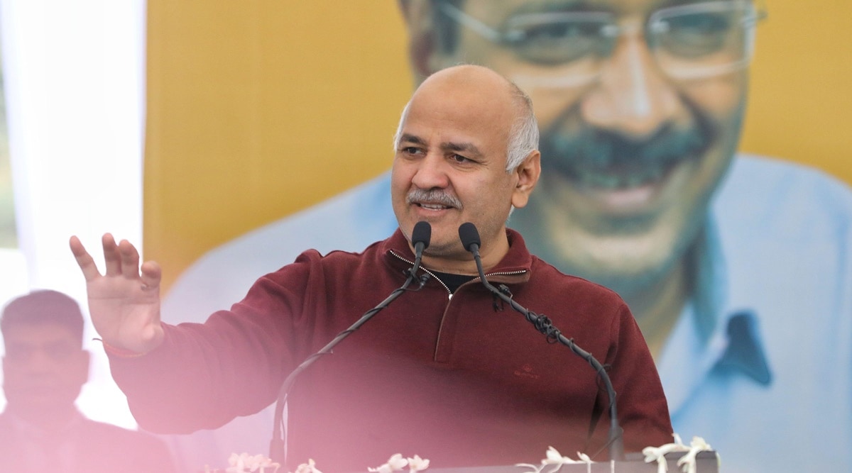 Former Delhi Deputy Chief Minister Manish Sisodia. (Express photo by Abhinav Saha)