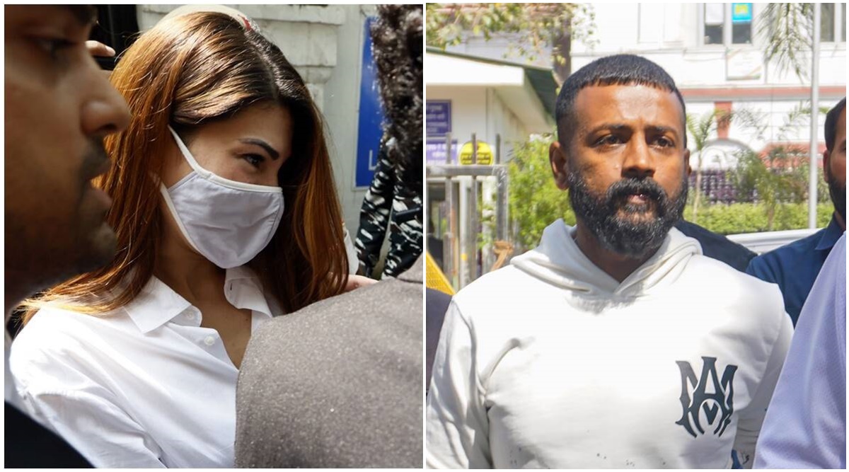 Sukesh (right) has in the past wished the actor on Valentine's Day while he was being produced before the court. Fernandez has turned witness against him in an EOW case. (File Photos)