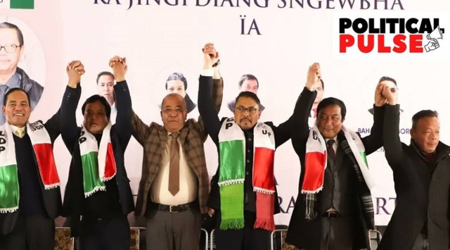Formed in 1997, the UDP is an offshoot of the first regional party of the state, the All Party Hill Leaders’ Conference, which was born out of the Meghalaya statehood movement. (Photo: Twitter/UDP)