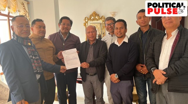 Letters of support from both parties were handed over to Sangma on Sunday night. 