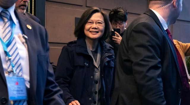 China renews warnings as Taiwan's Tsai stops over in US