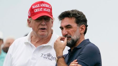 Donald Trump with Yasir Al-Rumayyan