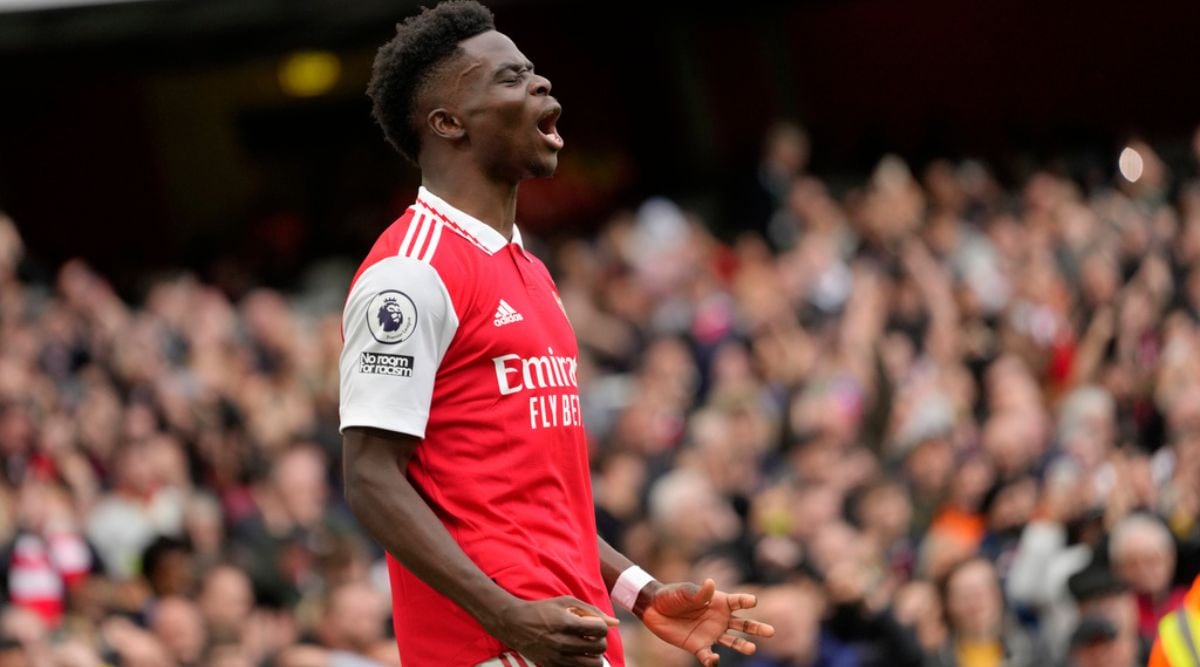 Bukayo Saka Double Against Palace Sends Arsenal Eight Points Clear At