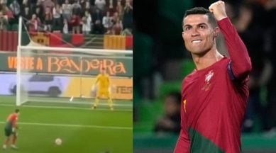 MIRA: El penalti clínico de Cristiano Ronaldo y el estruendoso tiro libre contra Liechtenstein