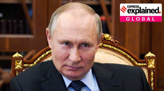 Russian President Vladimir Putin, russia, ukraine, indian express