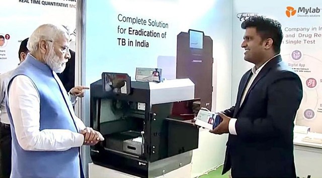 PM Modi inaugurated MyLab, Pune-based MyLab, One World TB Summit, One World TB Summit, Indian Express, Indian Express News