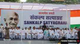 Congress satyagraha, rahul gandhi, rahul gandhi disqualification,