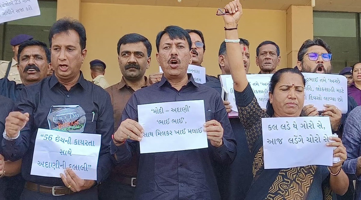 Gujarat Assembly: 16 Cong MLAs suspended for rest  of Budget Session for ‘protesting’