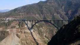 Jammu and Kashmir: Chenab bridge