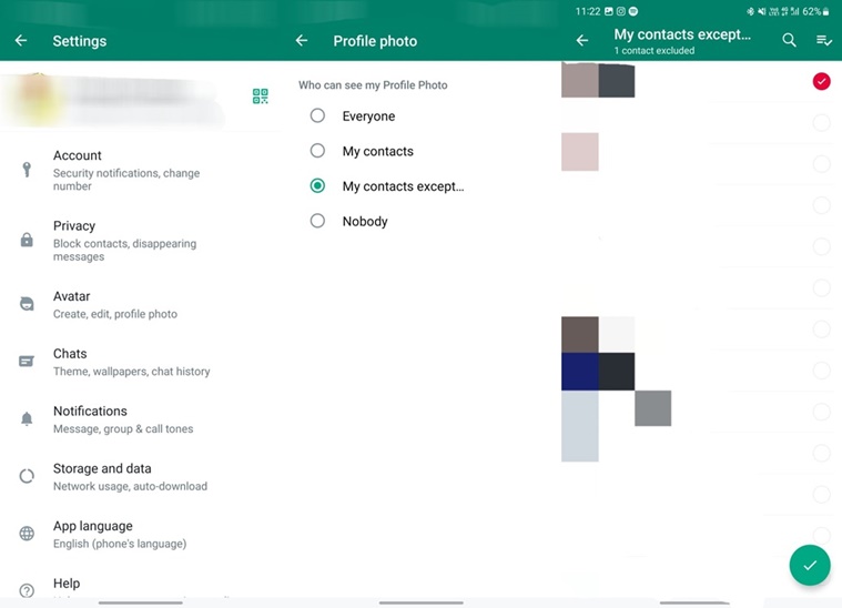 Now you can hide your profile picture and last seen from specific people on  WhatsApp