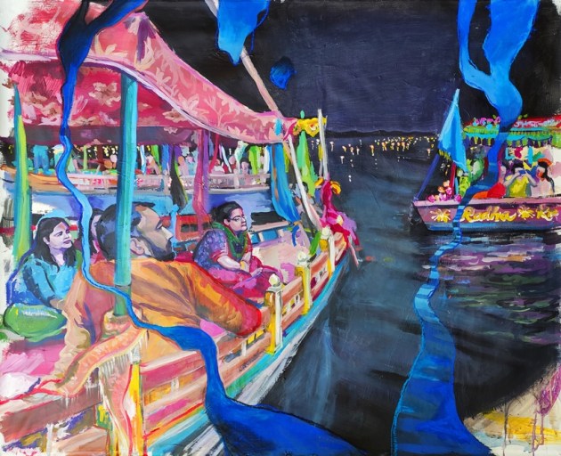 art, art exhibition, new delhi, onkaf gallery, spanish artist, watercolour, realities, spiritual, india, indian express