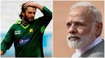 Shahid Afridi, Narendra Modi