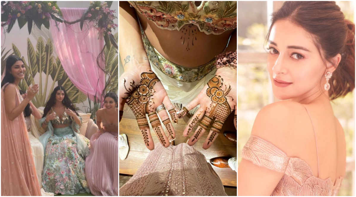 Inside Alanna Panday's mehendi: Ananya Panday on bridesmaid duty ...