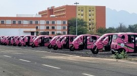 E-rickshaws catching fire, Keto e-rickshaws fire incident, pink auto rickshaw fire, SoU authority appoints probe panel, SOUADTGA, Indian Express