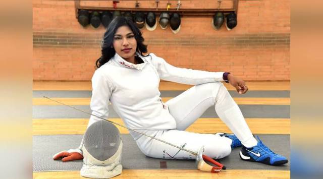 CA Bhavani Devi, 33rd Senior Nationals Fencing Championship, gold medal, Indian express, Indian express news