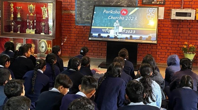 Very often, our politicians try to motivate students by doing programmes like ‘Pariksha Pe Charcha’ and books like ‘Exam Warriors’. (Express photo by Jasbir Malhi)
