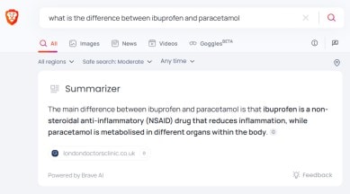 brave summarizer browser ai search featured