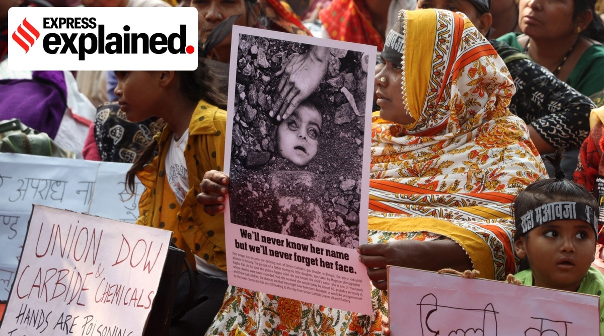 Thousands of survivors disaster to Bhopal gas Tragedy during a protest at Jantar Mantar in New Delhi from December 2022.