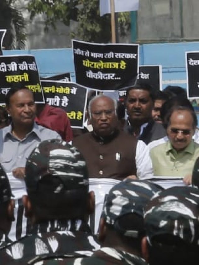 Oppn’s protest march to ED office over Adani issue stalled | The Indian ...