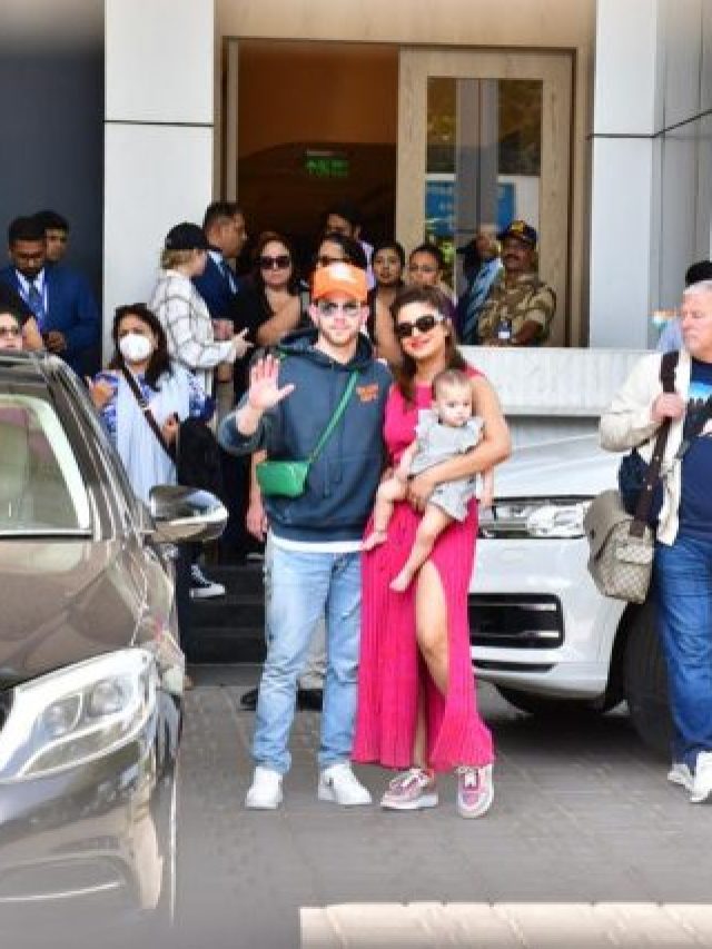 Priyanka Chopra Nick Jonas Bring Daughter Malti To Mumbai The Indian