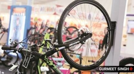 The minister said that under the scheme implemented in 2013-14, girl students from Scheduled Tribes, studying in Class 9 are given bicycles to prevent them from dropping out.