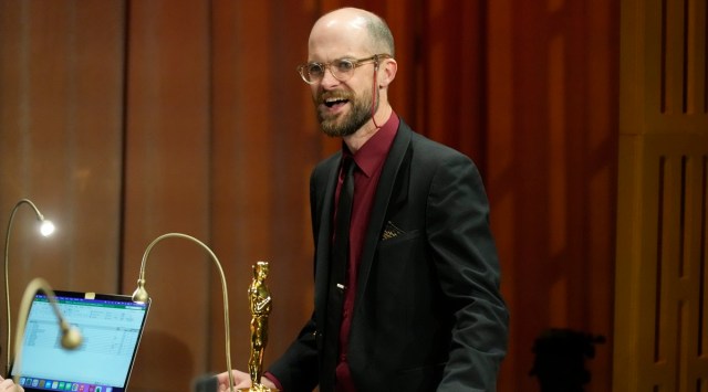 Daniel Scheinert, winner of the awards for best director, best original screenplay and best picture for "Everything Everywhere All at Once," attends the Governors Ball after the Oscars (Source: AP)