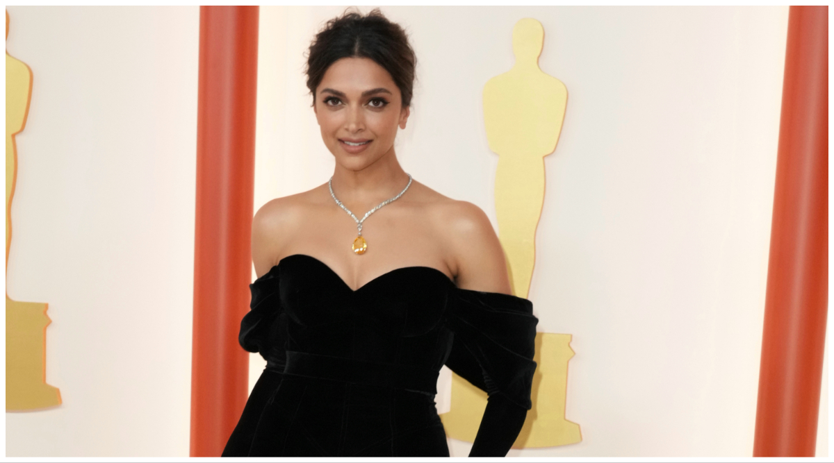 Deepika Padukone looks stunning as she walks the Oscars red carpet ...