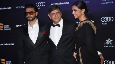 Ranveer Singh, Prakash Padukone, Deepika Padukone