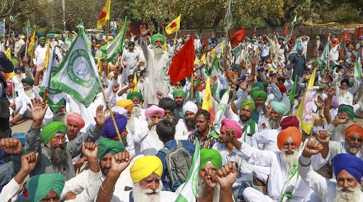 Farmers from Punjab protested at Jantar Mantar, seeking equal distribution of water among states. (PTI/File)