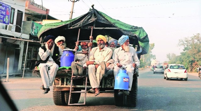 The farm unions had protested against the farm laws at Delhi’s borders as one single faction. (Express Photo) 