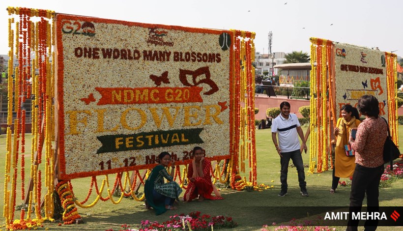 G20 Flower Festival inaugurated in Delhi's Connaught Place; see