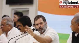 Rahul Gandhi with other Congress leaders