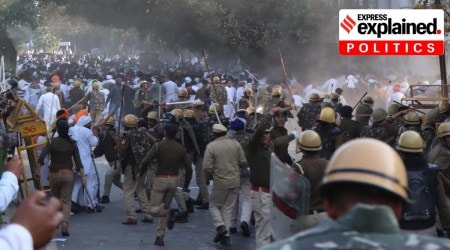 haryana sarpanches e-tender protest