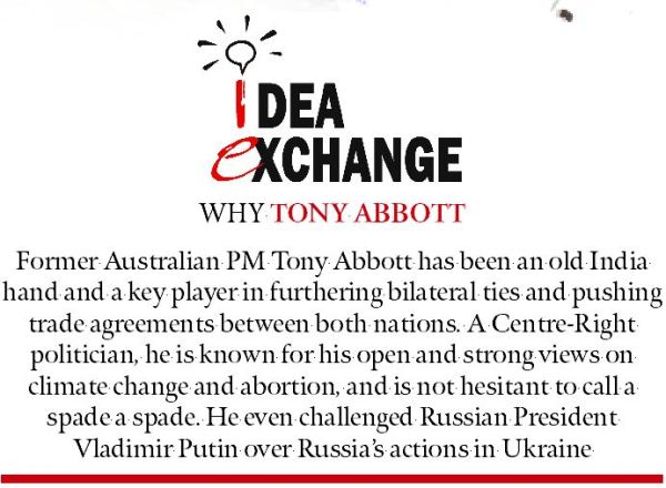 Tony Abbott at Idea Exchange