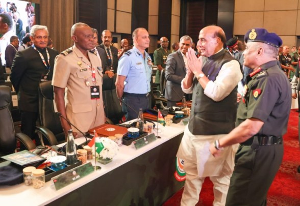rajnath singh, india africa army chief conclave, indian express