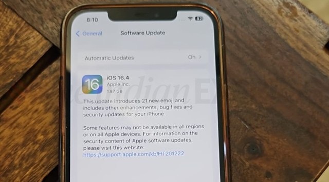 iOS 16.4 update
