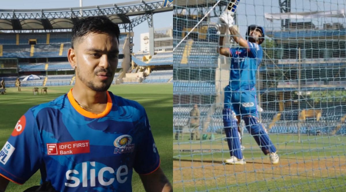 Watch: Ishan Kishan arrives in the Mumbai Indians nets ahead of the IPL ...