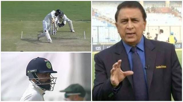 Not only was Kohli unhappy with Jadeja’s shot, but even Sunil Gavaskar was enraged at the way the all-rounder got out. (Twitter/Screengrab/Hotstar)