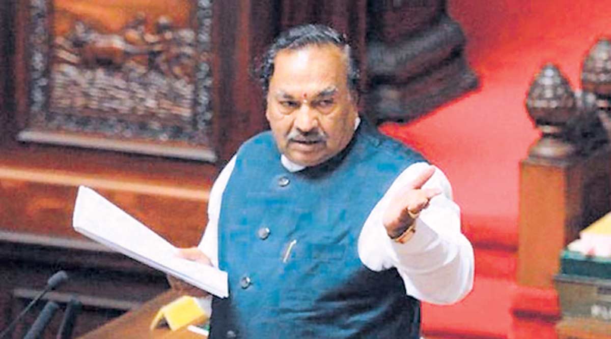 During his speech at the BJP’s ongoing Vijay Sankalpa Yatra on Sunday, azaan – the Islamic call for prayer – was heard in the background. On hearing it, the Shivamogga MLA said the azaan was a headache for him wherever he went. (File)