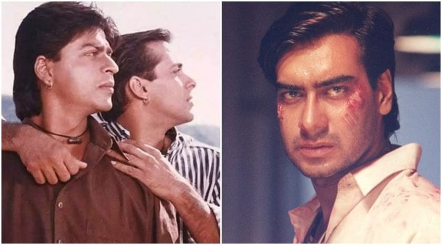shah rukh khan, ajay devgn, karan arjun