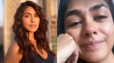 why mrunal thakur posted cring photo