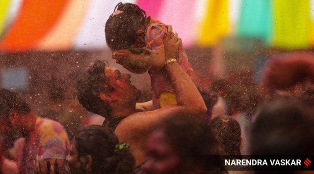 Holi, the festival of colours, is seen as heralding the beginning of spring. (Express photo by Narendra Vaskar)