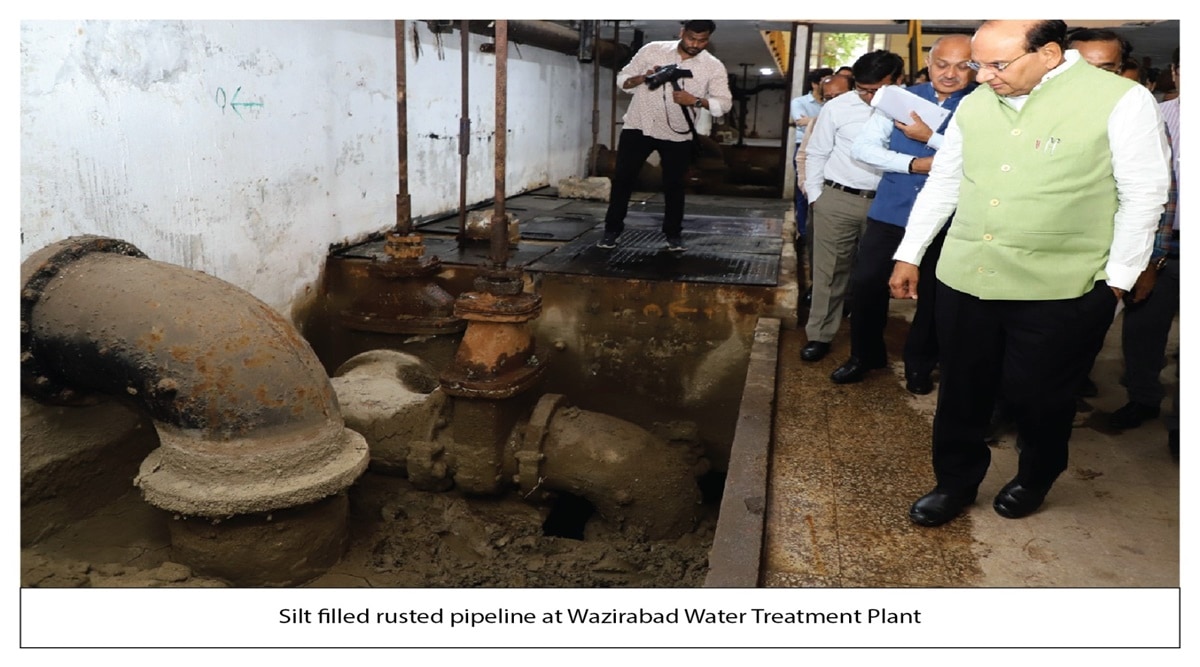 L-G flags ‘miserable’ state of water treatment plant, Saurabh hits back