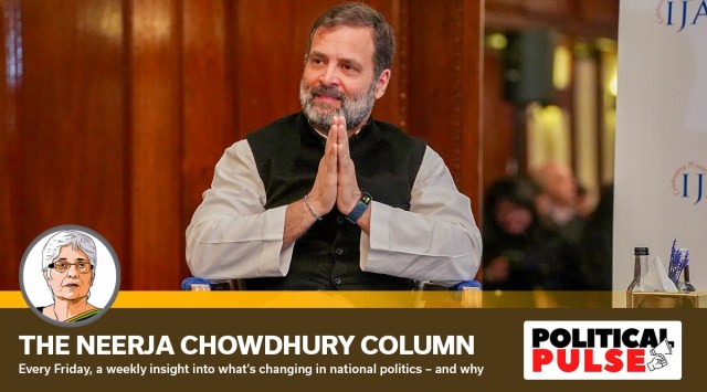 Rahul Gandhi cannot be unmindful of the fact that national pride is a pivot of the BJP narrative — one that has many takers today. On its part, the BJP charged Rahul with defaming India while on foreign soil. (PTI)