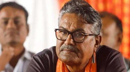 Gujarat agriculture minister Raghavji Patel (Express photo by Chitral Khambhati)