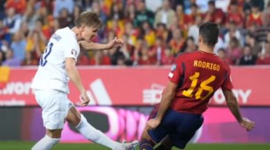 España y Noruega: Rodri del Manchester City ha sido acusado de intentar golpear a Martin Odegaard del Arsenal