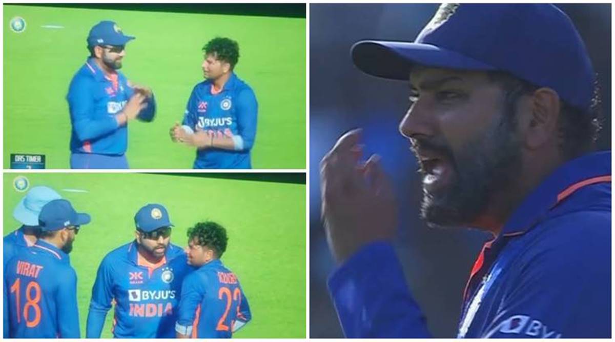 IND vs AUS: Rohit Sharma loses his cool after Kuldeep Yadav convinces ...