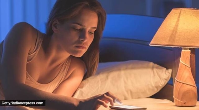 using phone before sleep